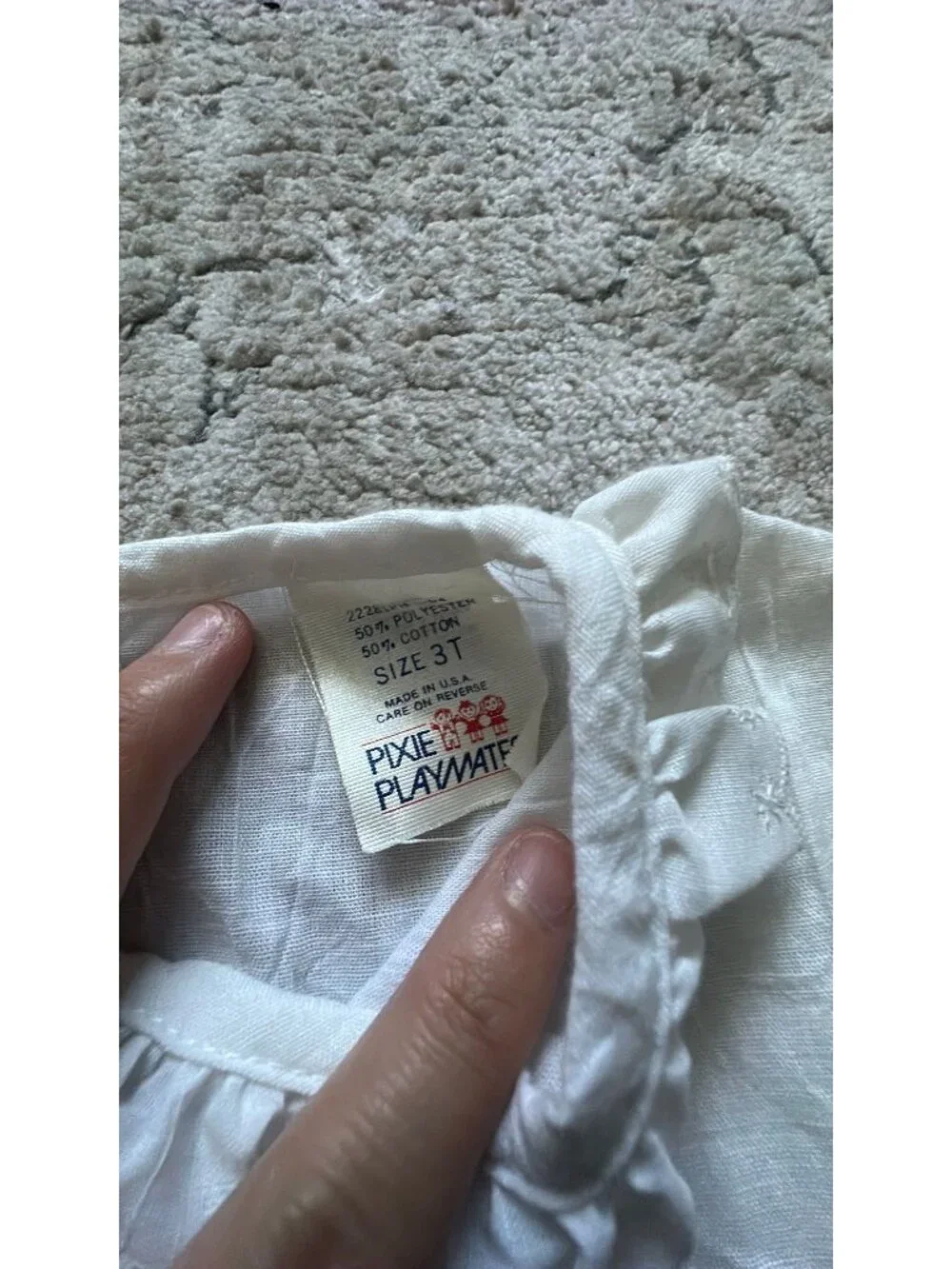 Vintage pixie playmates two piece set size 3T